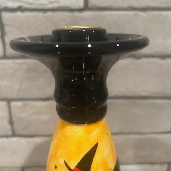 NWT 2 Vintage Susan Winget Halloween Witch Candle Holders Candlestick Holder - Picture 10 of 12
